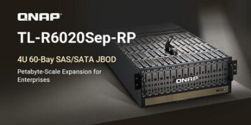 QNAP 推出高密度 4U 60-Bay SAS/SATA JBOD，單機實現 PB 級儲存