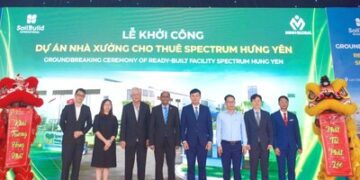 速美國際(Soilbuild International) 越南廣域興安(Vietnam Spectrum HungYen )租賃廠房綜合項目2025年破土奠基,開拓越南新局
