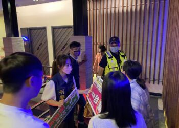 暑假左營警聯合稽查 擴檢反詐一兼二顧 