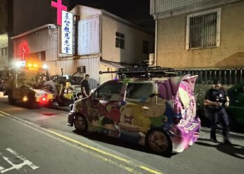 我們這一家恐怖慶生驚動警 車輛慘遭拖吊扣牌