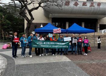 北科大經管EMBA無畏寒風 舉辦「熱血常在」捐血公益活動