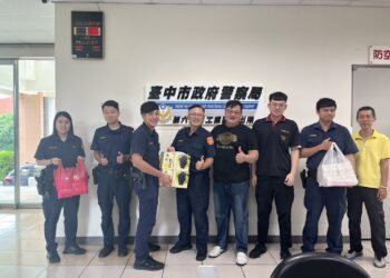 父親節前夕 工業區熱心廠商必比登美食慰勞警