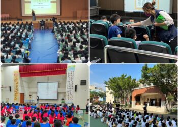 學校開學週 左營警反詐宣導馬不停蹄