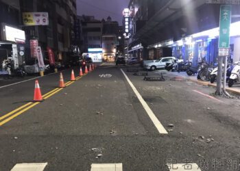 小犬颱風／強風來襲！台南中西區大樓天降「磁磚雨」 員警封路警戒