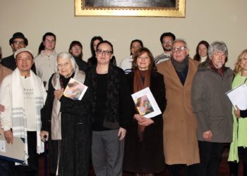 藝術家白魚資助義國優秀清寒學子 分享「無隅」藝術創作歷程