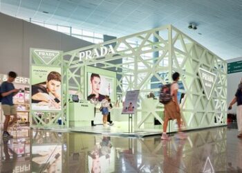 韓際新世界免稅店在仁川國際機場開設Prada普拉達香水美妝快閃店
