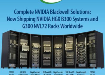 Supermicro 開始大量運送 NVIDIA Blackwell Ultra 系統與機架隨插即用數據中心規模解決方案