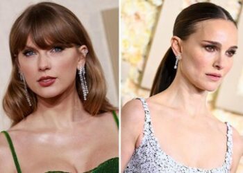 Taylor Swift 和 Natalie Portman 在 2024 年金球獎頒獎典禮上佩戴 De Beers 珠寶綻放光彩
