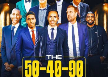 《NBA》歷史上賽季180俱樂部僅9人！Curry場均30分成絕響 