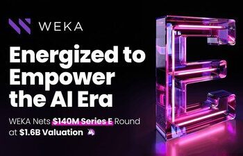 WEKA 獲 1.4 億美元 E 輪融資後估值達 16 億美元