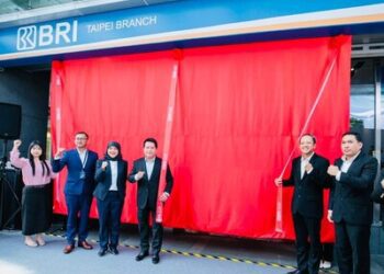 BRI設立台北分行，為36萬名印尼移工提供金融服務