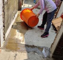 台南防疫進入焦土戰 市府發放殺蟲劑給家戶進行病媒蚊防