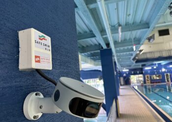 「安心泳」亮相大安運動中心！全台首套AI防溺系統