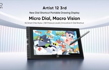 XPPen發佈全新Artist 12第三代手繪屏：搭載X-Dial快捷鍵與升級版X4智能芯片手繪筆