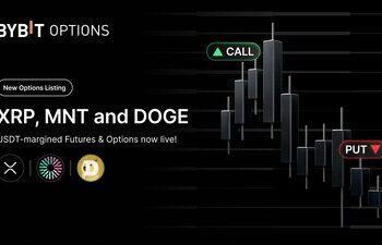 Bybit擴展衍生品陣容，推出XRP、MNT與DOGE期權合約