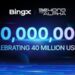 邁向 4,000 萬用戶里程碑,BingX 推出「Beyond the Alpha」品牌活動 邁向 4,000 萬用戶里程碑,BingX 推出「Beyond the Alpha」品牌活動