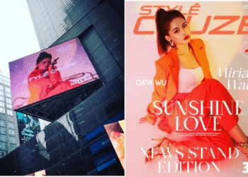 Style Cruze台灣獨家代理商 拍攝KOL用時尚宣傳品牌上時代廣場