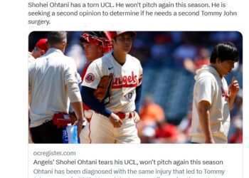 《MLB》大谷翔平驚傳賽季報銷？ＭＶＰ獎項和歷史最大合約要飛了 