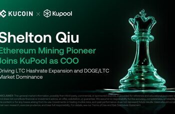 KuPool 攜手以太坊礦業先驅邱曉棟，推動 LTC 算力擴張及 DOGE/LTC 市場主導地位