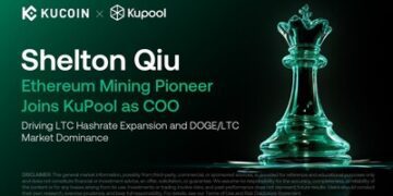 KuPool 攜手以太坊礦業先驅邱曉棟,推動 LTC 算力擴張及 DOGE/LTC 市場主導地位