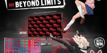 全球電競顯示屏霸主AGON by AOC 聯乘 神級動漫《DAN DA DAN》