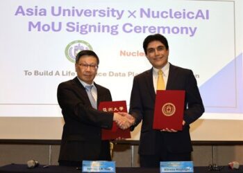 亞洲大學攜手美國NucleicAI公司，建構主權AI生醫數據平台