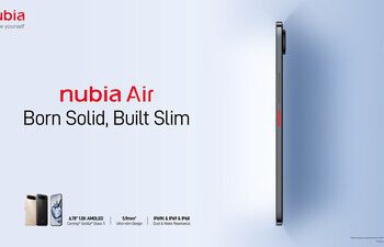 努比亞nubia Air以5.9毫米超薄機身容納5000mAh電池，重新定義輕薄美學