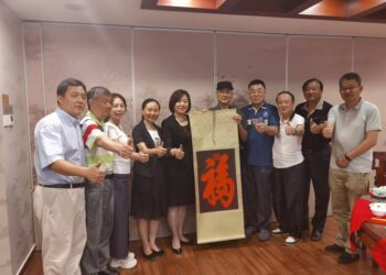 新生黨主席/中華經濟文化發展促進會執行會長許水樹 一行,在華北地區進行經濟文化項目對接並開展和平之旅