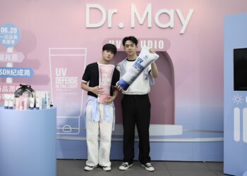 Dr. May快閃內湖寶雅  葛兆恩與紀成澔現身帥炸粉絲圈