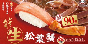 蟹肉大集合！台灣壽司郎「年終賀蟹」豪邁開吃