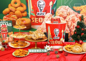 「今年聖誕要不要一起吃炸雞」肯德基「K-XMAS聖誕巨大桶」帶來今年冬天的「首爾篇初雪」